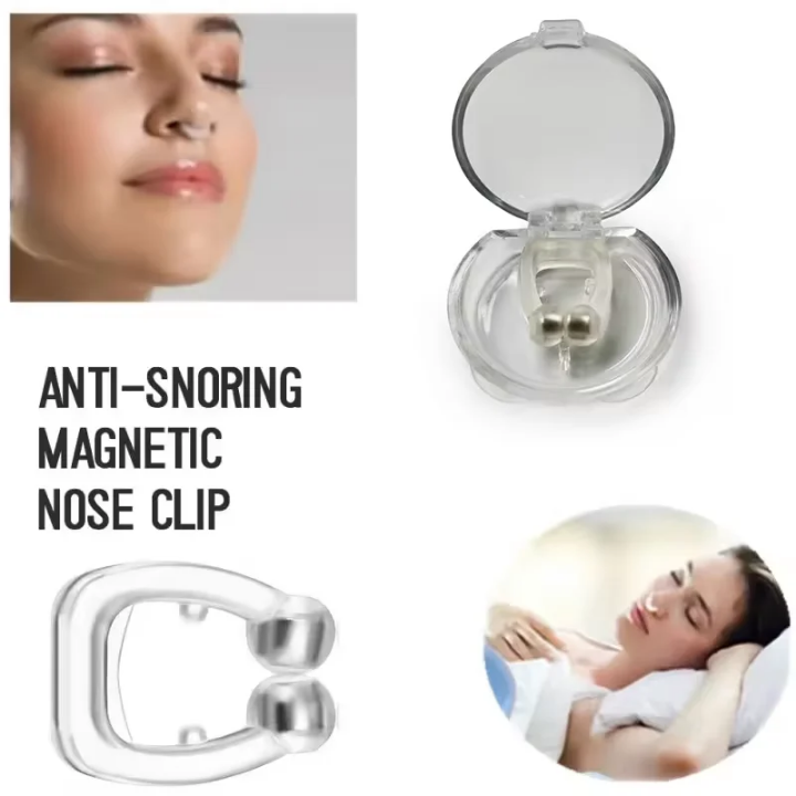 CLIP NASAL ANTI RONFLEMENT MAGNÉTIQUE ( stop ronflement immédiat )