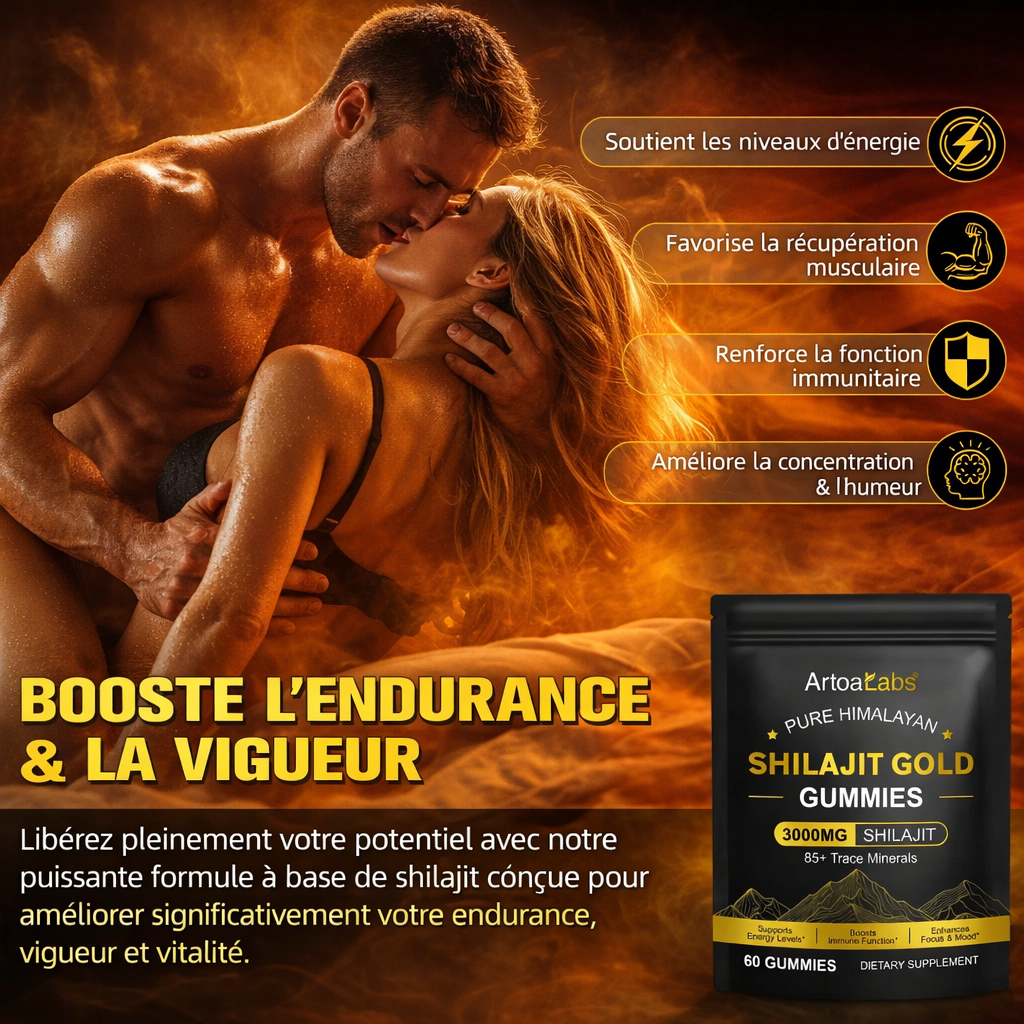 SHILAJIT POUR HOMME (vitalité sexuelle et endurance optimale)