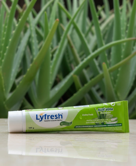 DENTIFRICE LYFRESH ALOÉ VERA (BLANCHIMENT DENTAIRE) protecteur efficace contre la carie