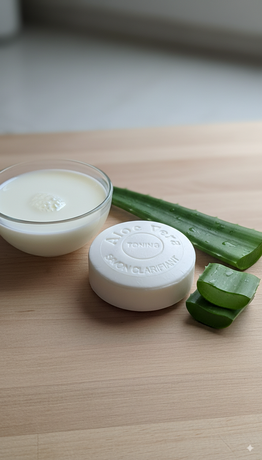 SAVON NETTOYANT AU LAIT ET ALOÉ VERA JAPONAIS